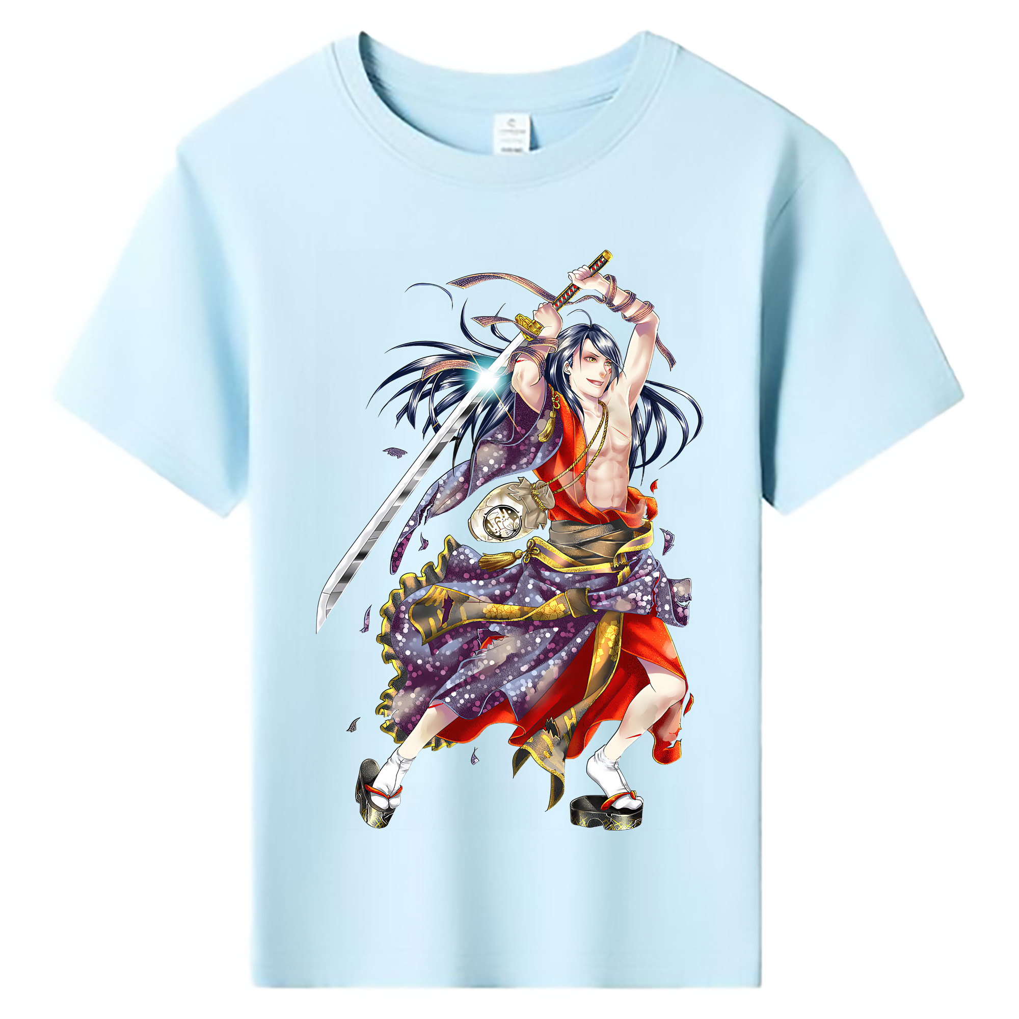 （画像用） 刀剣乱舞 Touken Ranbu 綿100％キッズTシャツ（フロントプリント）